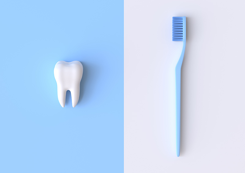 歯科の歯ブラシイメージ